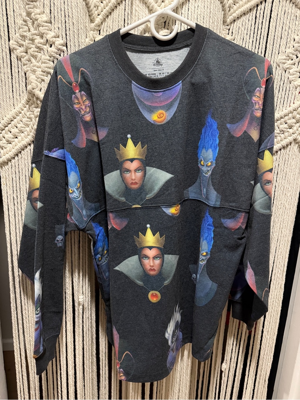 NWOT Disney Villain Spirit Jersey up to no good -XS